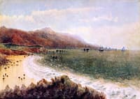 U.S. Steamer Active and Schooner Ewing in Santa Barbara Channel