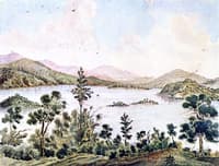 View from Foot of Mt. Conoktai near Clear Lake, California