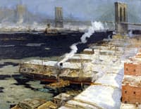 A Winter Morning, East River