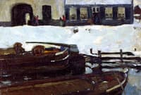 Canal Scene, Nieuport, Belgium