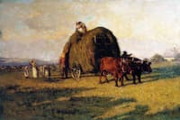 Haying near Quebec, Beaupré