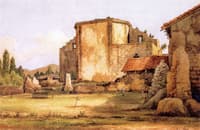 Rear of San Juan Capistrano Mission, from the Cemetery