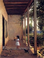 Padre's Porch, San Gabriel Mission