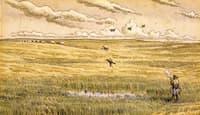 Duck Shooting near Oak Lake, Manitiba