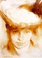 Portrait of a Woman in Normandy Cap
