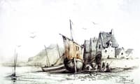 The Old "Le Pollet" Quarter of Dieppe