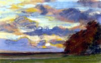 Sunset on the Plain