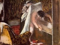 Woman Leaving Her Bath