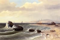 An American Shore Scene