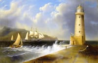 Seascape with Lighthouse