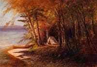Camping on Saranac Lake, Adirondacks