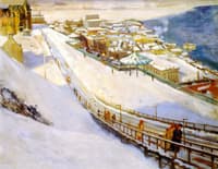 Toboggan Slide and Dufferin Terrace