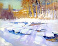 Frozen River, Jackson, New Hampshire