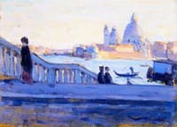 La Salute from the Ponte della Paglia, Venice
