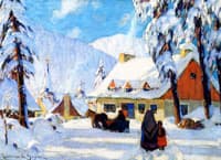 Winter in the Laurentians, Quebec