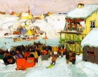 Horse Races in Winter