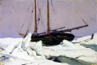 Schooner in the Ice Pack (study)