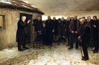A Funeral Service in the Highlands