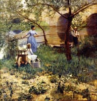 On the Loing: An Afternoon Chat