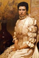 The Artist's Wife, Eliza Ferguson, in Her Wedding Dress