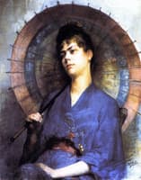 Woman with a Japanese Parasol
