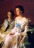 Mrs. Theodore Roosevelt and Daughter Ethel