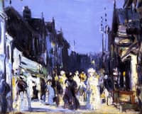In Paris-Plage, Night
