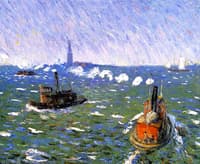 Breezy Day, Tugboats, New York Harbor