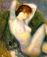 Nude in Green Chair (unfinished)