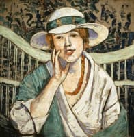 The White and Green Hat