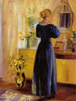 Young Woman in front of a Mirror