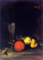 Still Life of Fruit and a Wine Glass