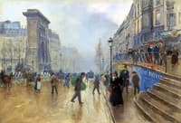 The Boulevard Saint-Denis in Paris