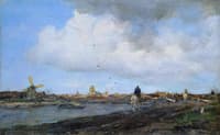 Landscape with Windmills