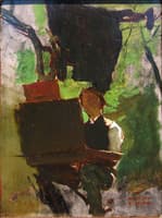 Schilder at his Work