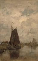 Grey Day with Ships