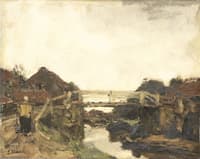 Het houten bruggetje