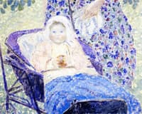 Baby in Pram