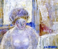 Girl with Earrings (study)