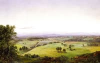 View of a Valley Town