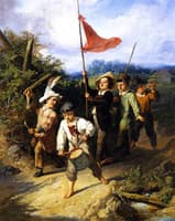 Boys Playing Soldiers