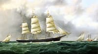 Sailing near Sandy Hook