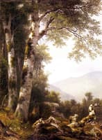 Landscape with Birches