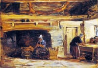 Cottage Interior, Trossavon near Betws-y-Coed