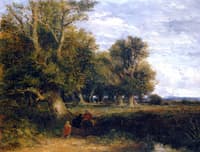 Outskirts of a Wood, with Gypsies