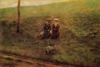 Landscape with two figures