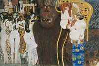 The Beethoven Frieze (detail): The Hostile Powers