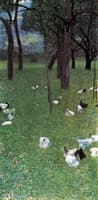 Garden with Chickens in St. Agatha