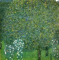 Rosebushes under the Trees