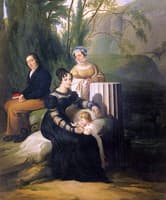 Portrait of Family Stampa di Soncino